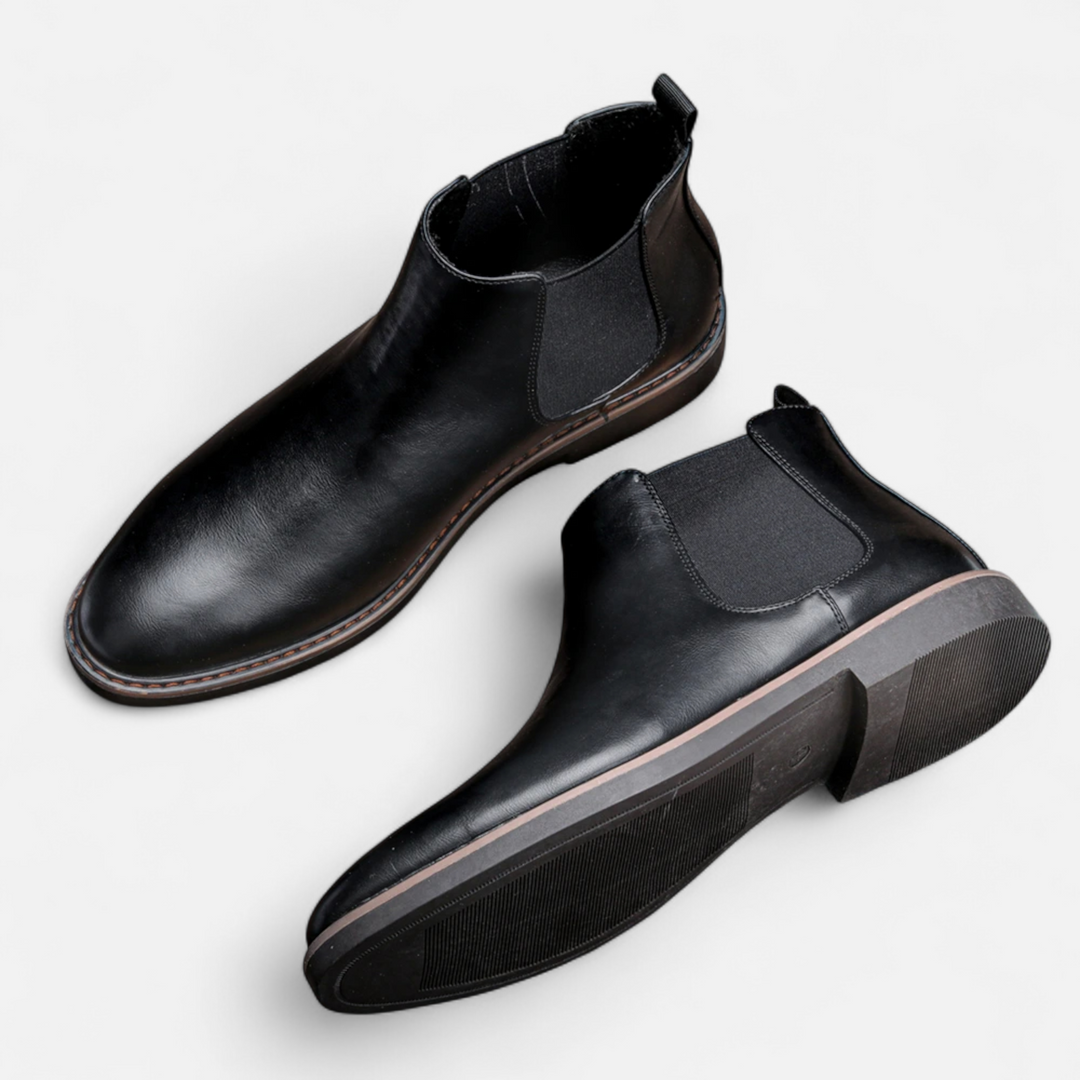 Men’s Retro Leather Chelsea Boots