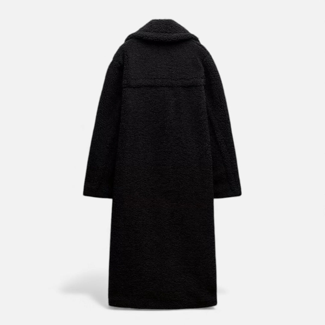 Charles Maison | Women’s Long Double-Breasted Teddy Coat