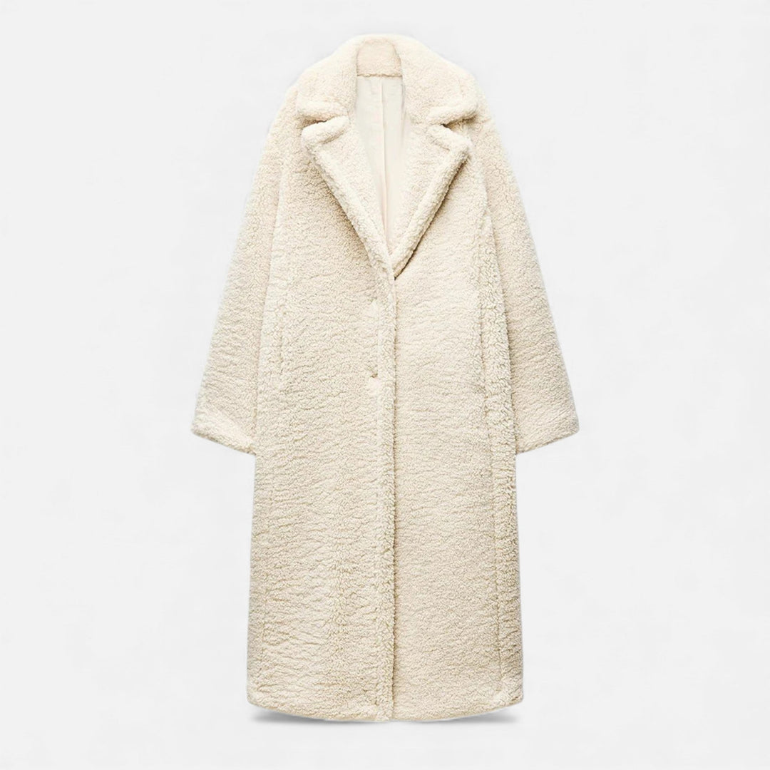 Charles Maison | Women’s Long Double-Breasted Teddy Coat