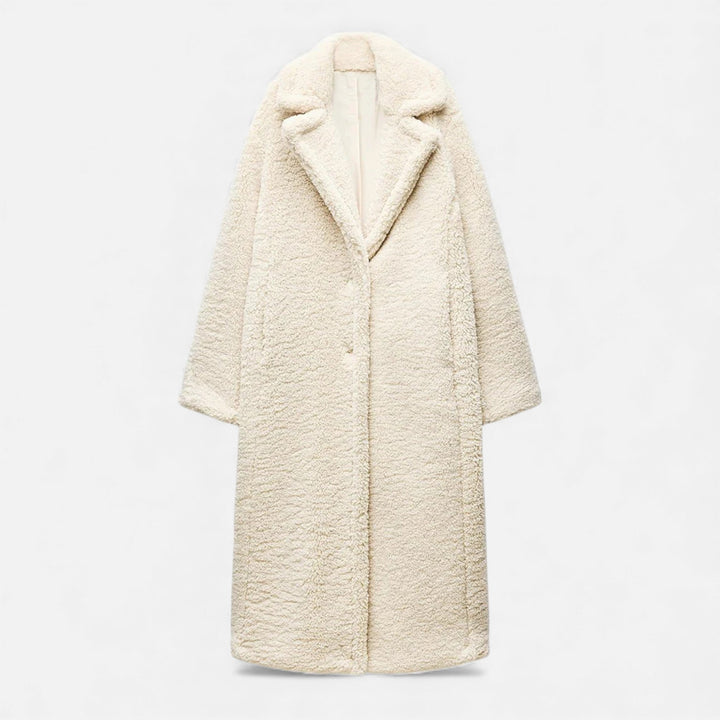 Charles Maison | Women’s Long Double-Breasted Teddy Coat