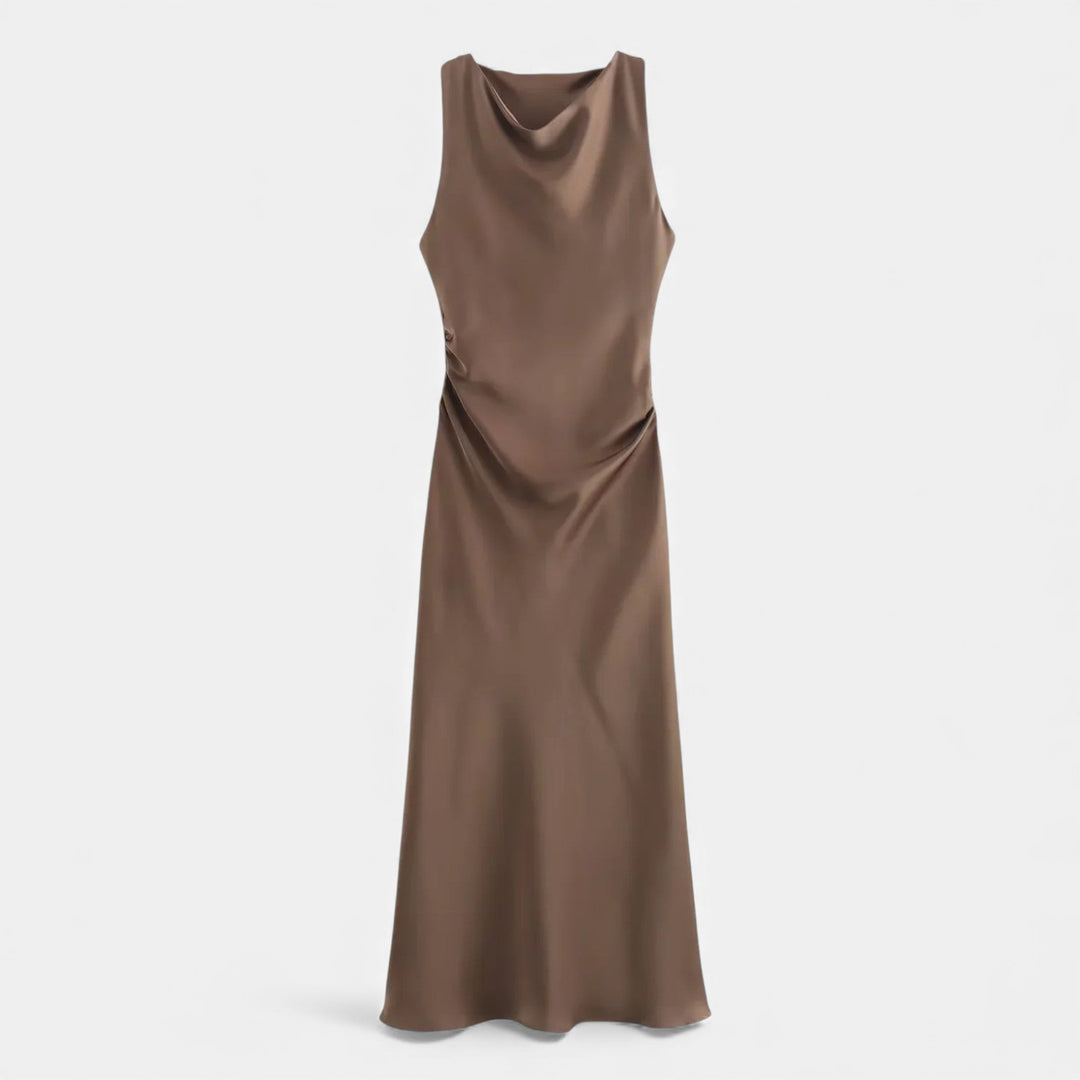 Charles Maison | Women’s Satin Slip Midi Dress