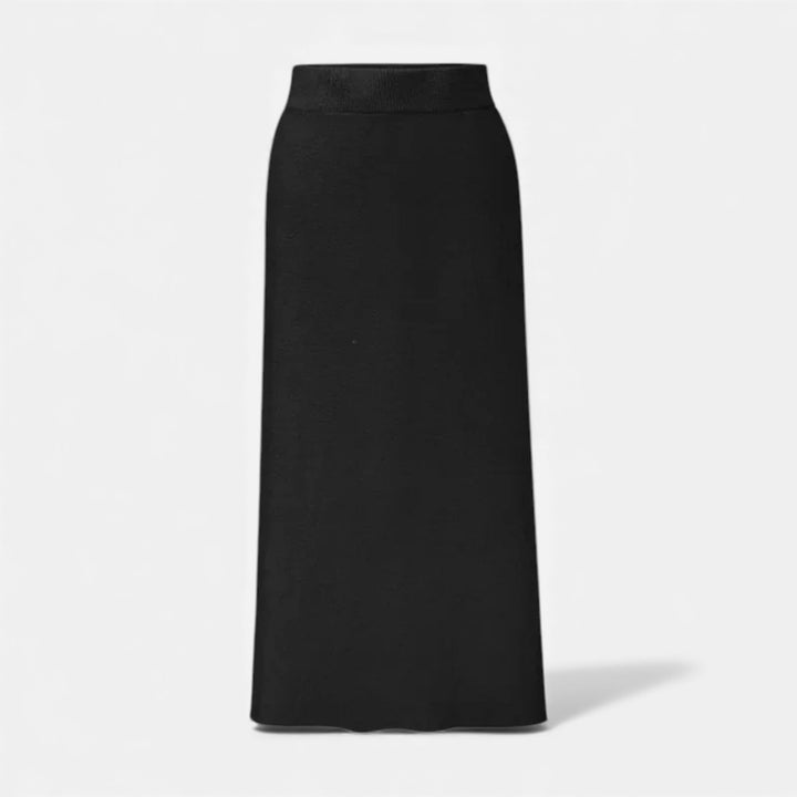 Charles Maison | Women’s Wool A-Line Split Midi Skirt