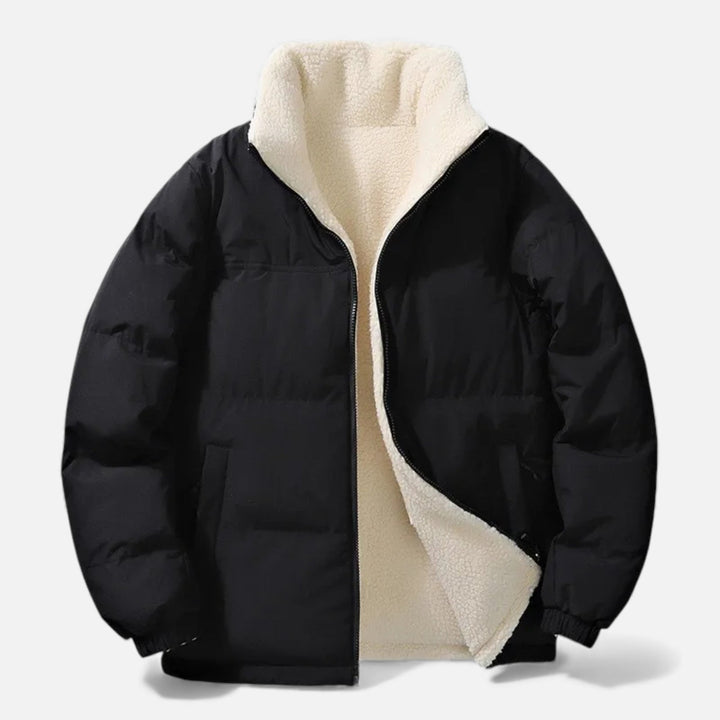 Charles Maison | Men’s Plush-Lined Minimal Winter Puffer Jacket