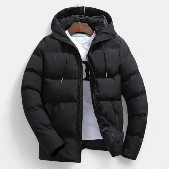 Charles Maison | Men’s Hooded Puffer Jacket – Timeless Cold Weather Layer