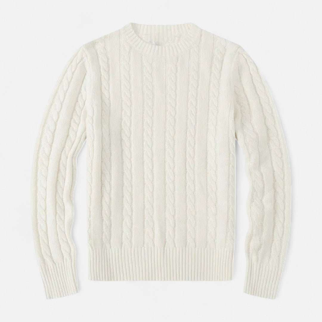 Charles Maison | Men’s Cotton Blend Sweater – Timeless Round Neck Style