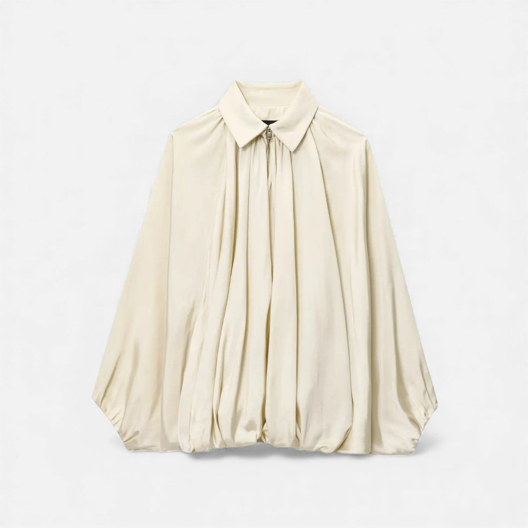 Charles Maison | Women’s Pleated Lapel Blouse