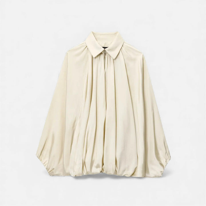 Charles Maison | Women’s Pleated Lapel Blouse