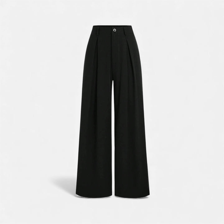 Charles Maison | Women’s Jacquard Pleated Wide-Leg Trousers
