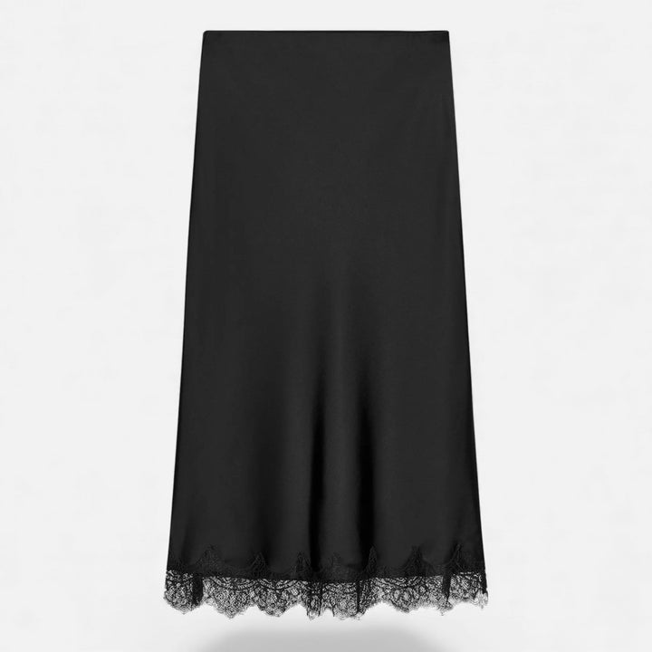 Charles Maison | Women’s Elegant Satin Midi Skirt