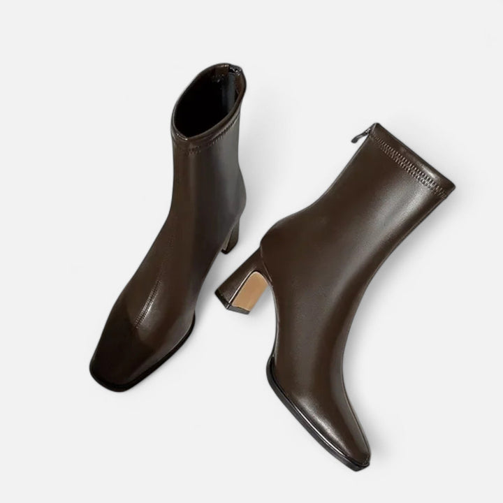 Charles Maison | Women’s Vintage Square-Toe Ankle Boots