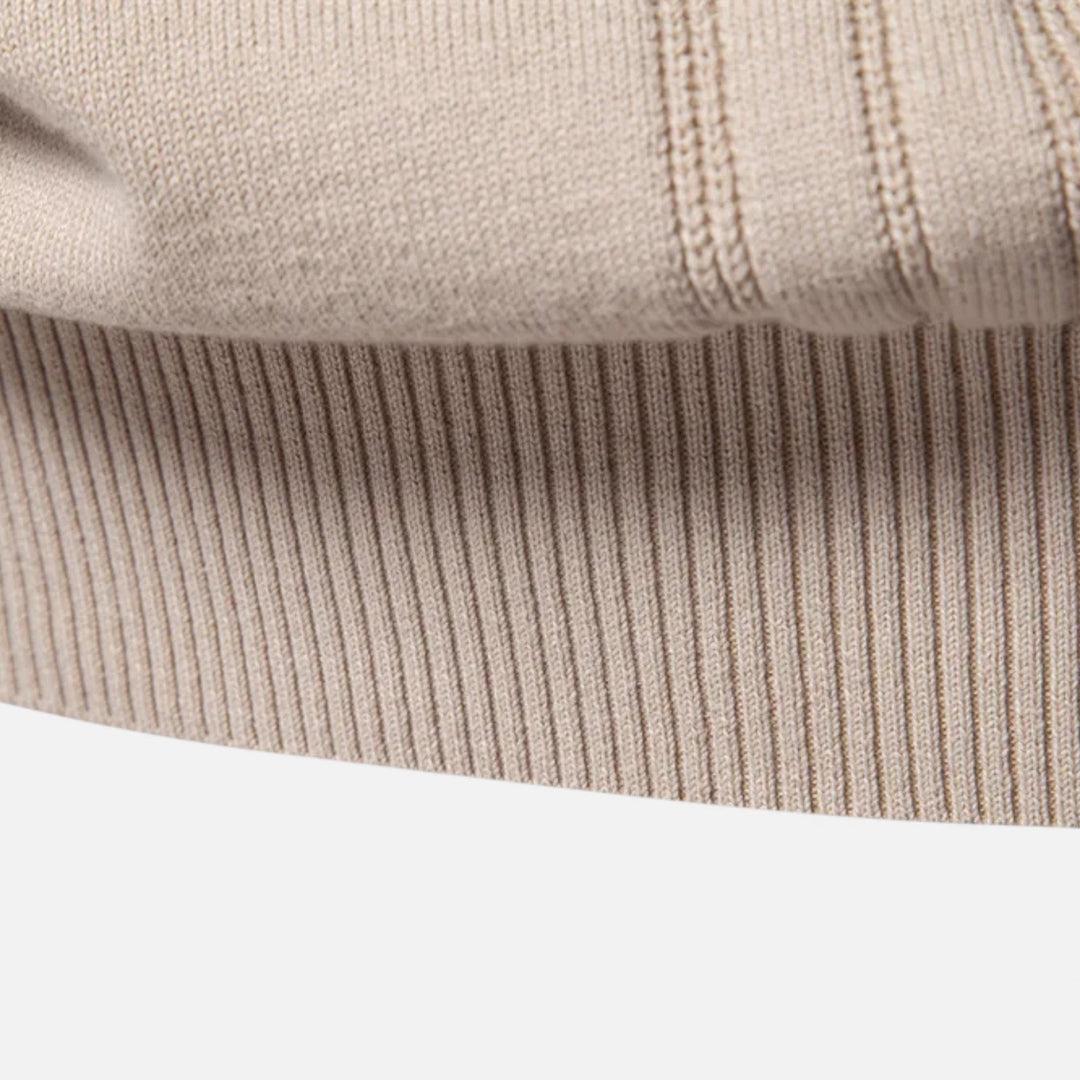 Charles Maison | Men’s Slim Fit Structured Knit Sweater