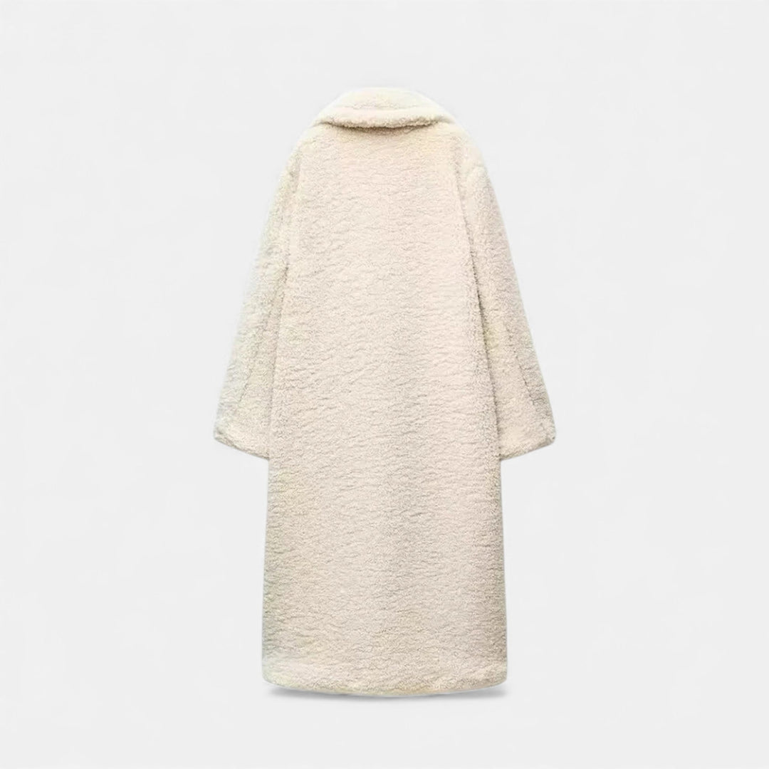 Charles Maison | Women’s Long Double-Breasted Teddy Coat
