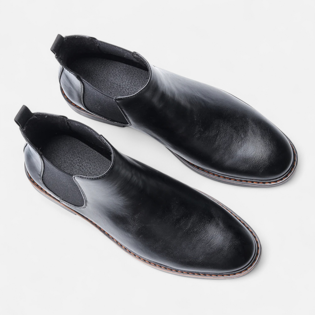 Men’s Retro Leather Chelsea Boots
