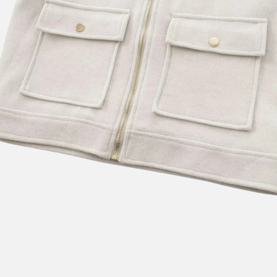 Charles Maison | Women’s Elegant Winter Zip Jacket