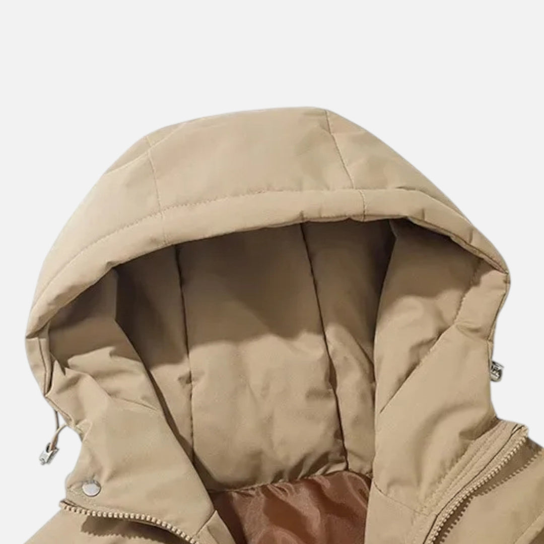 Charles Maison | Unisex Hooded Cotton Puffer Jacket