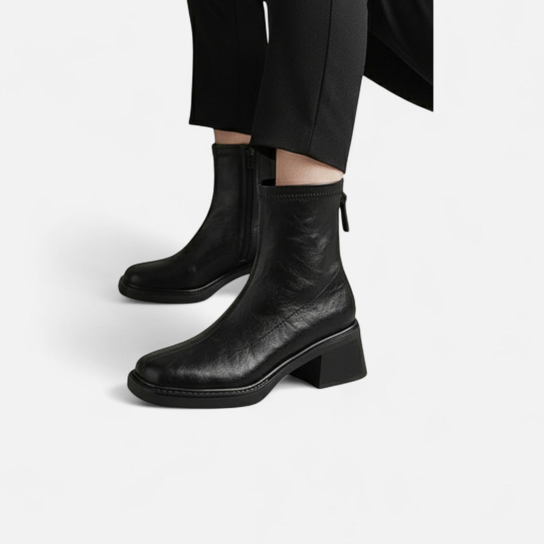 Charles Maison | Women’s Leather Boots – Refined Urban Classic
