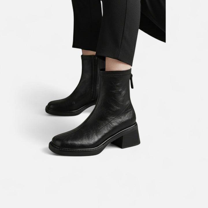 Charles Maison | Women’s Leather Boots – Refined Urban Classic
