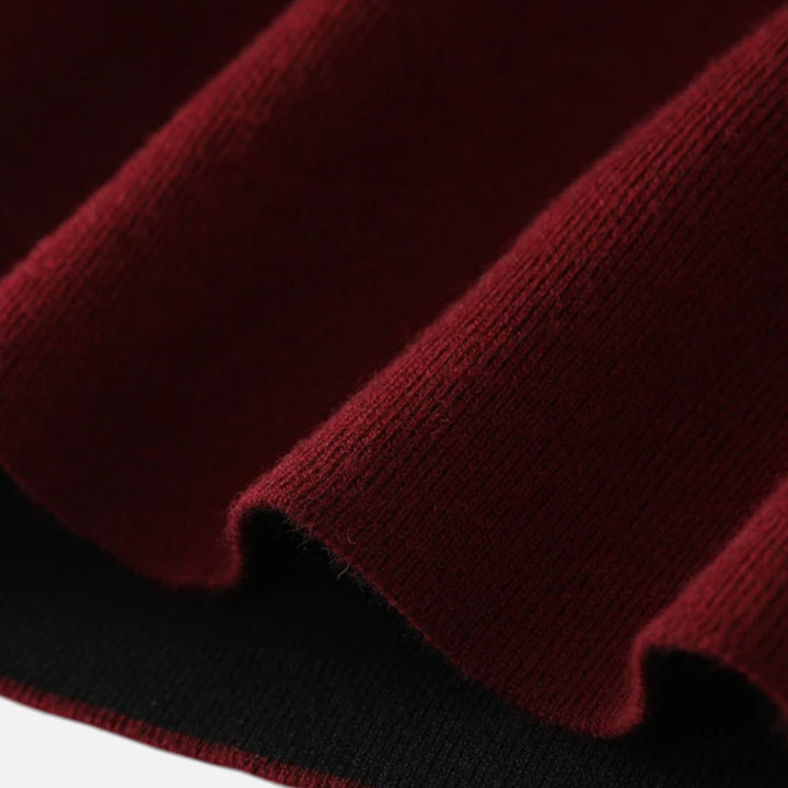 Charles Maison | Men’s Merino Wool Half-Zip Sweater