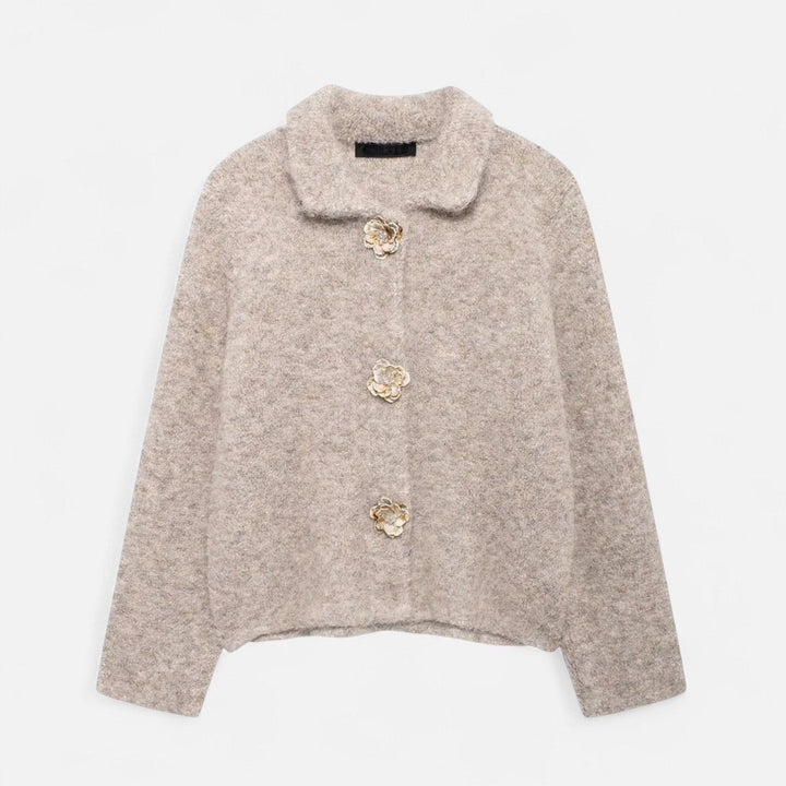 Charles Maison | Women's Floral Button Cardigan