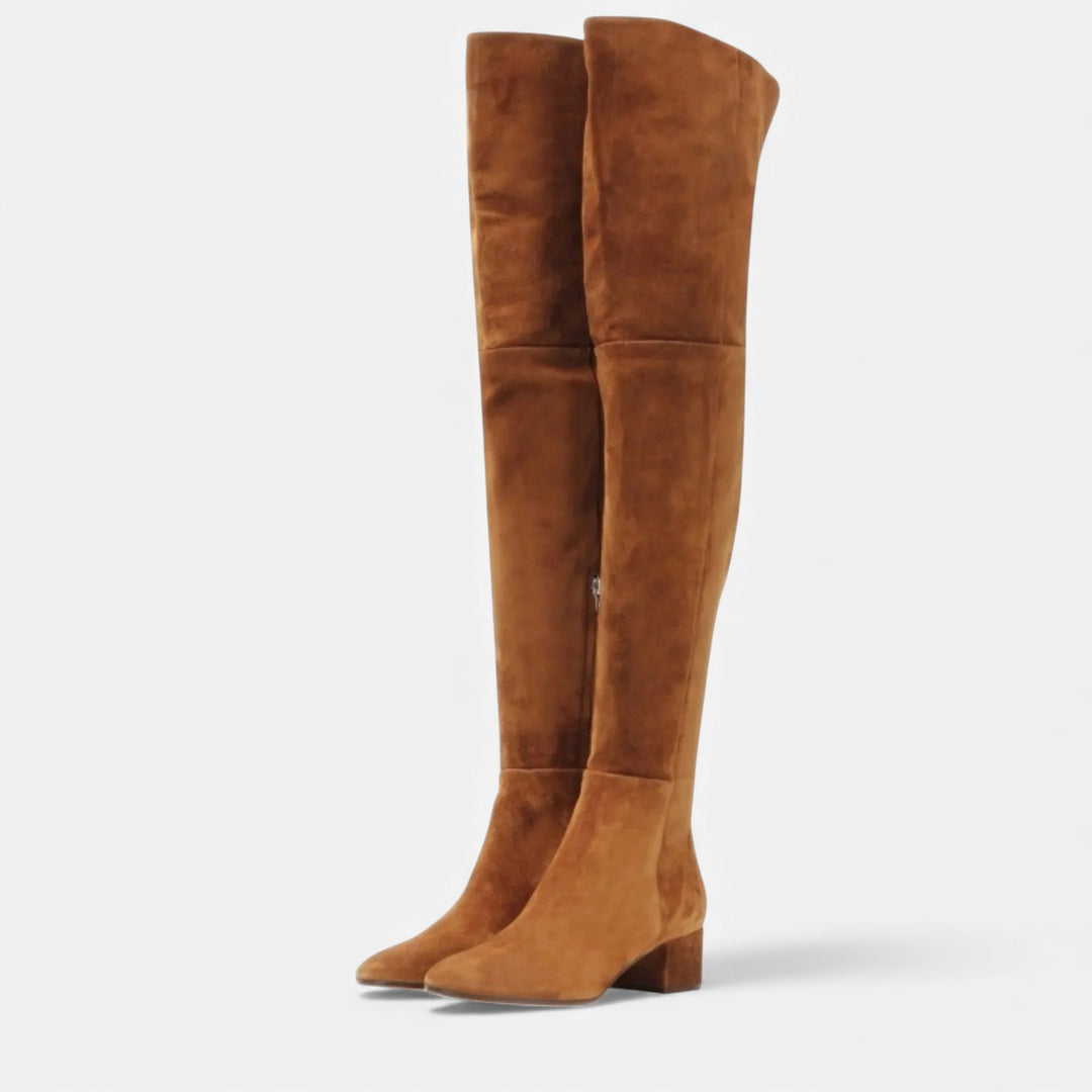 Charles Maison | Women’s Over-the-Knee Synthetic Suede Winter Boots