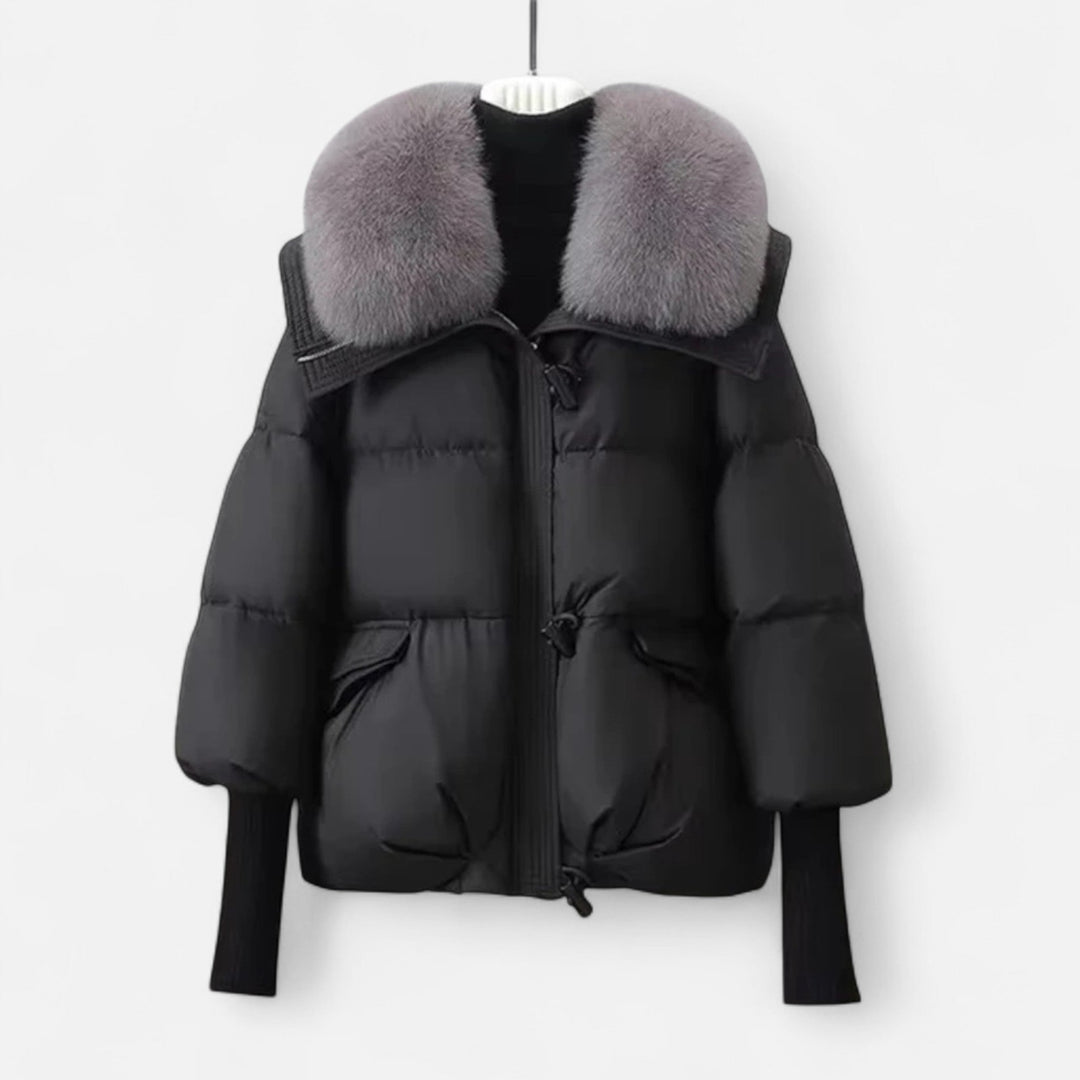 Charles Maison | Women’s Fur-Collar Down Cotton Jacket
