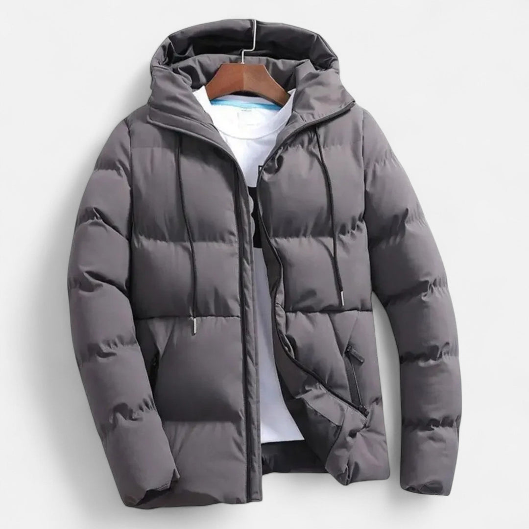 Charles Maison | Men’s Hooded Puffer Jacket – Timeless Cold Weather Layer