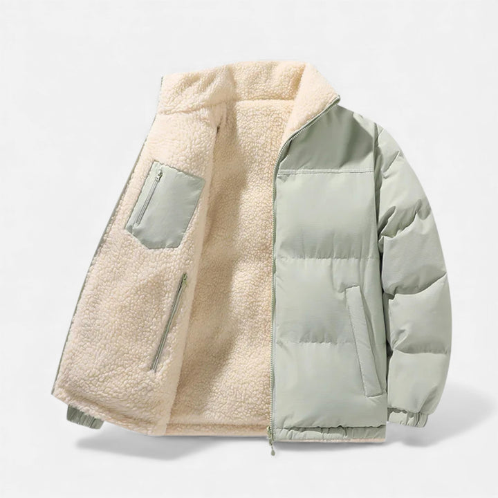 Charles Maison | Men’s Plush-Lined Minimal Winter Puffer Jacket