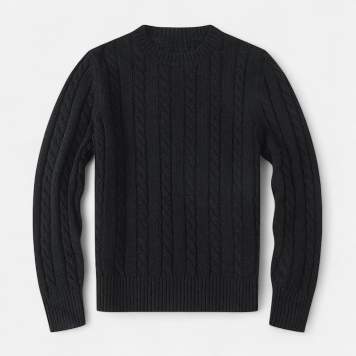 Charles Maison | Men’s Cotton Blend Sweater – Timeless Round Neck Style