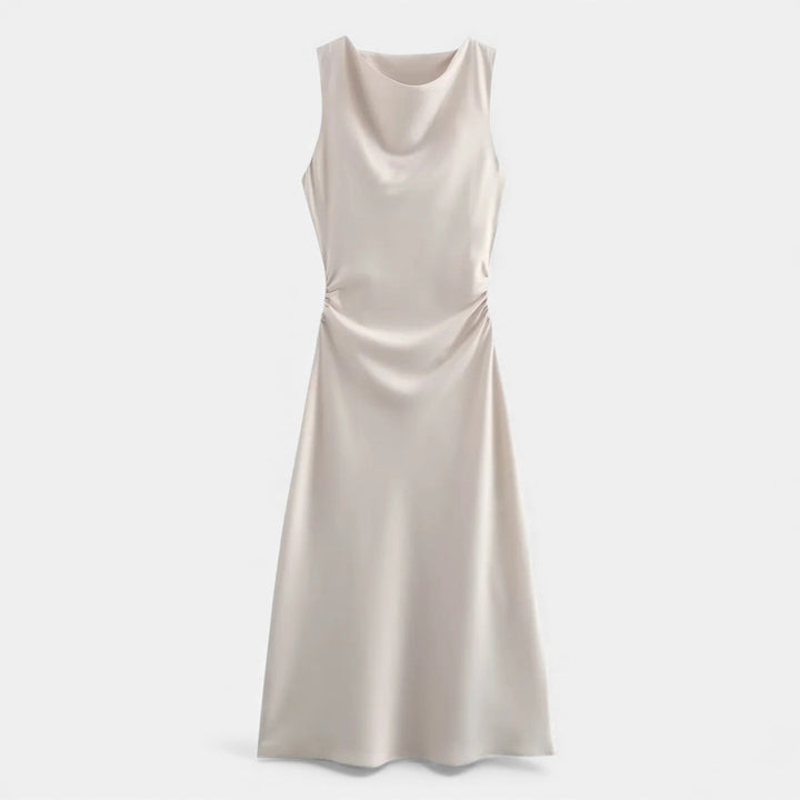 Charles Maison | Women’s Satin Slip Midi Dress