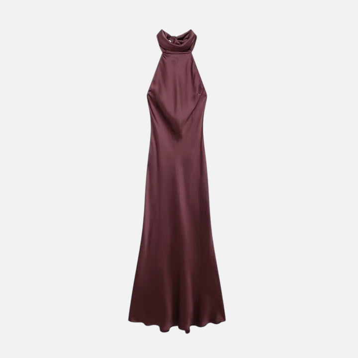 Charles Maison | Women’s Backless Satin Long Dress