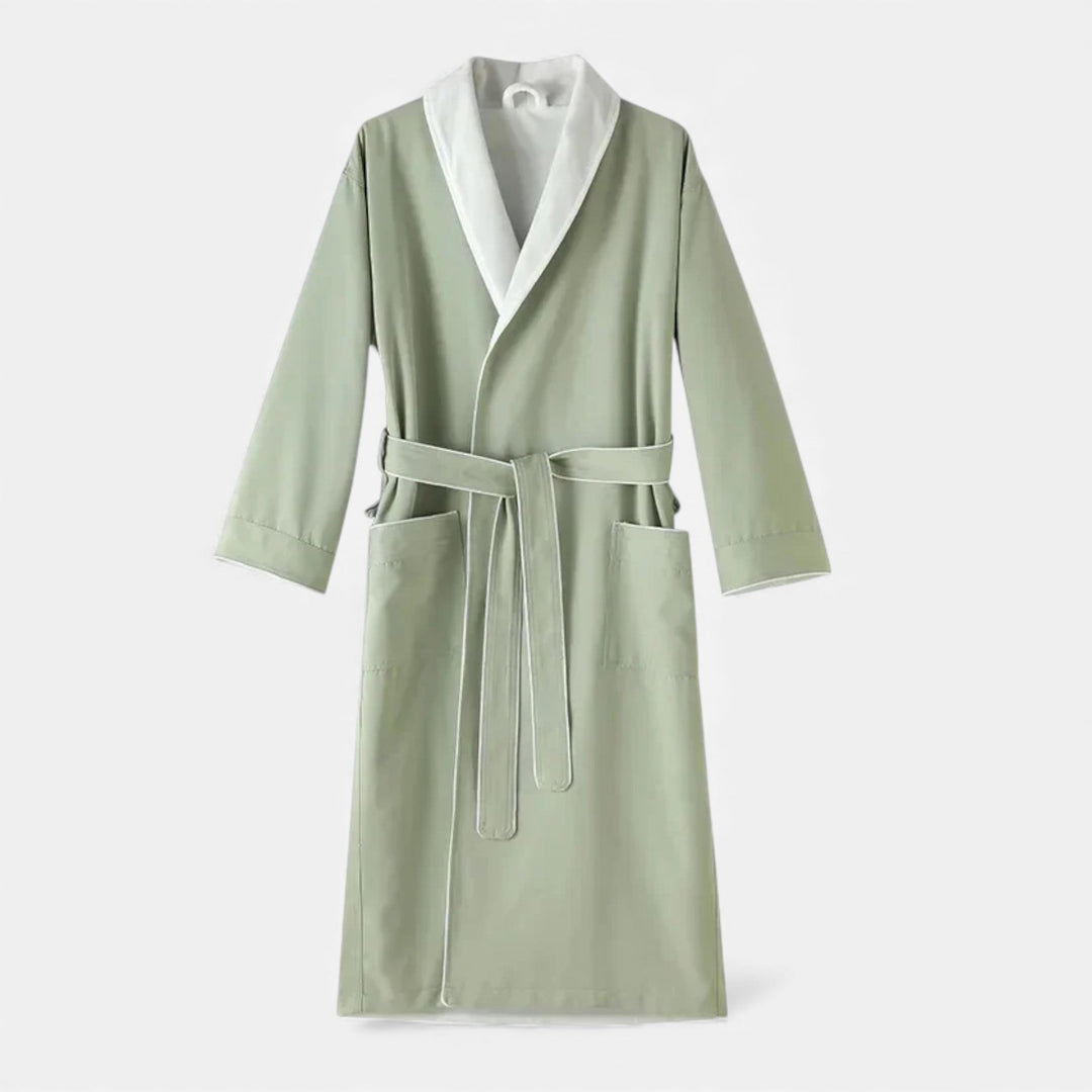 Charles Maison | Unisex Double-Layer Cotton Bathrobe