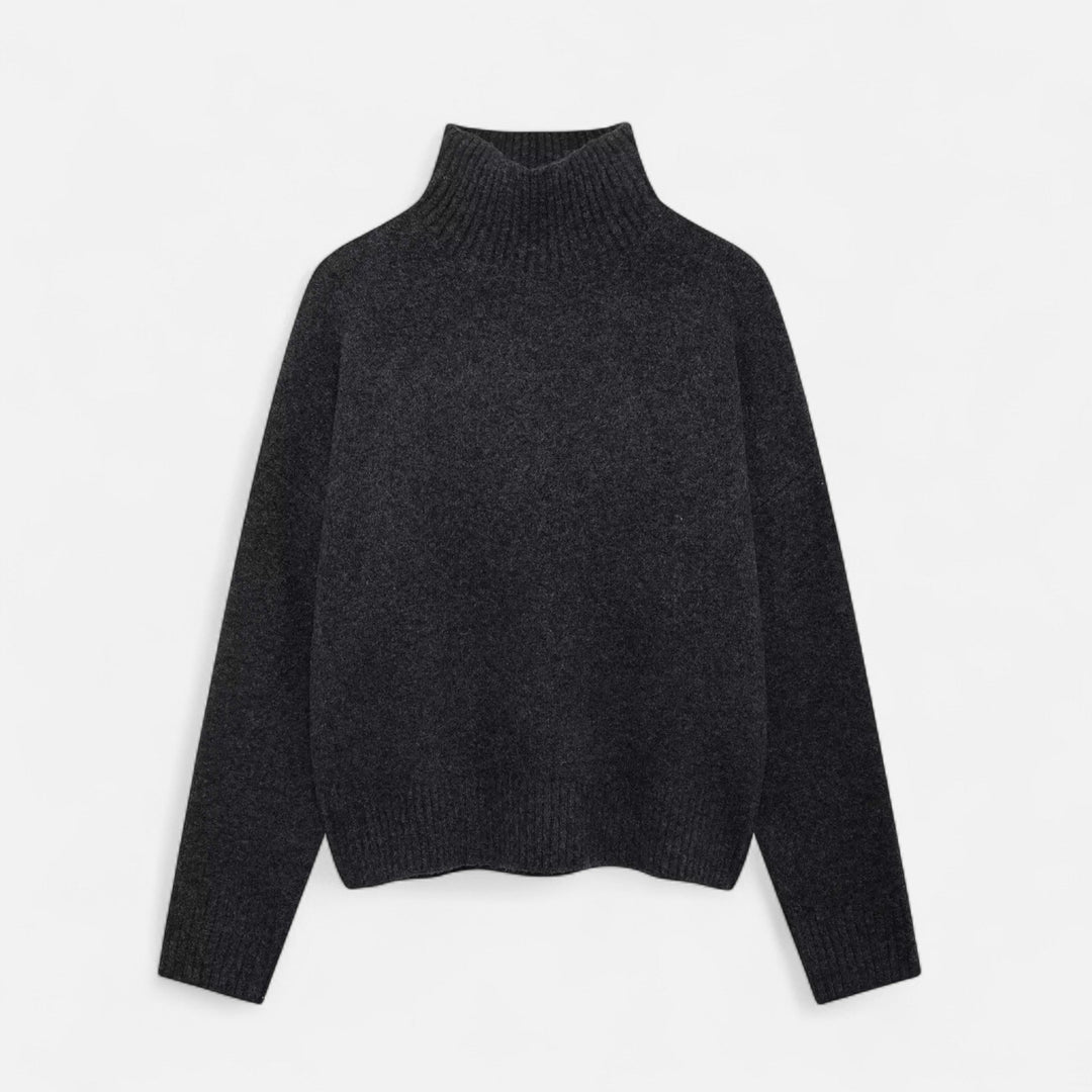 Charles Maison | Women’s Vintage Turtleneck Sweater – Classic Winter Warmth