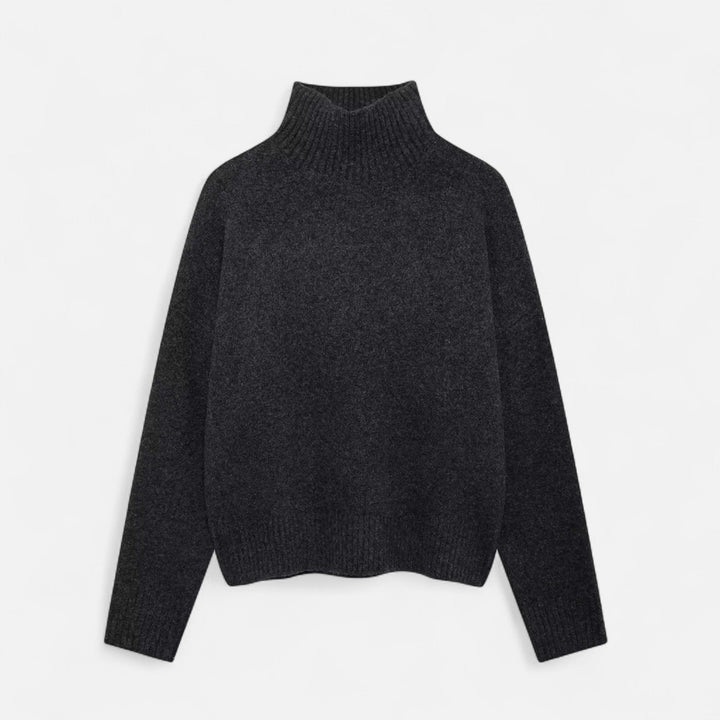 Charles Maison | Women’s Vintage Turtleneck Sweater – Classic Winter Warmth