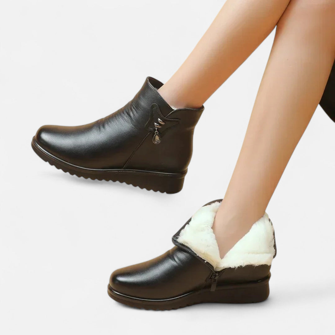 Charles Maison | Women’s Soft Cotton Snow Boots