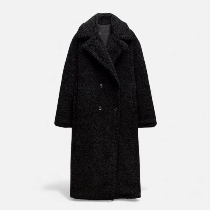 Charles Maison | Women’s Long Double-Breasted Teddy Coat