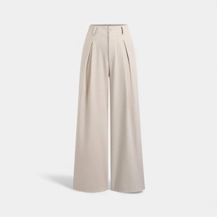 Charles Maison | Women’s Jacquard Pleated Wide-Leg Trousers