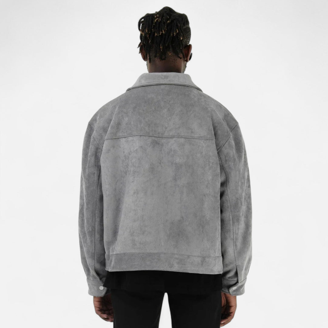 Charles Maison | Men’s Loose-Fit Suede Jacket