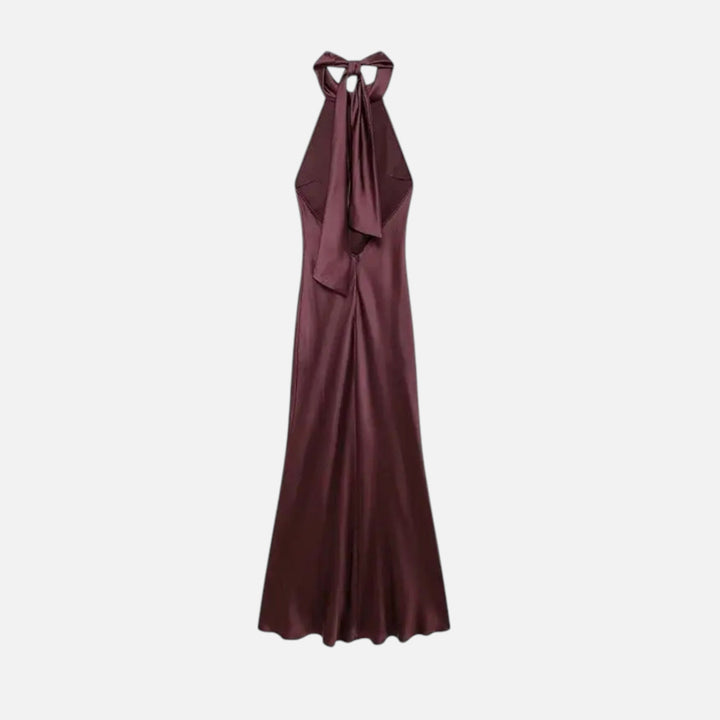 Charles Maison | Women’s Backless Satin Long Dress