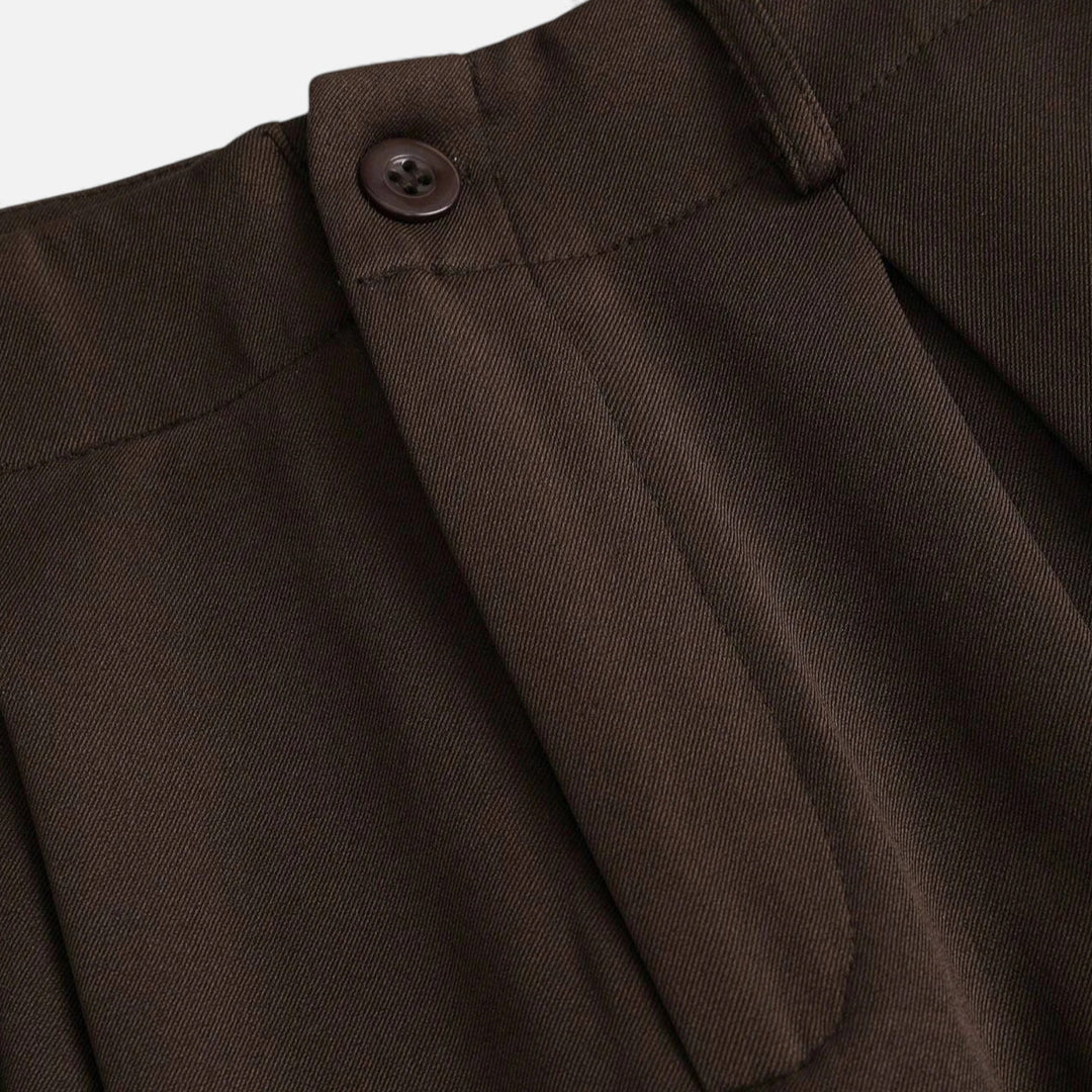 Charles Maison | Women’s Jacquard Pleated Wide-Leg Trousers