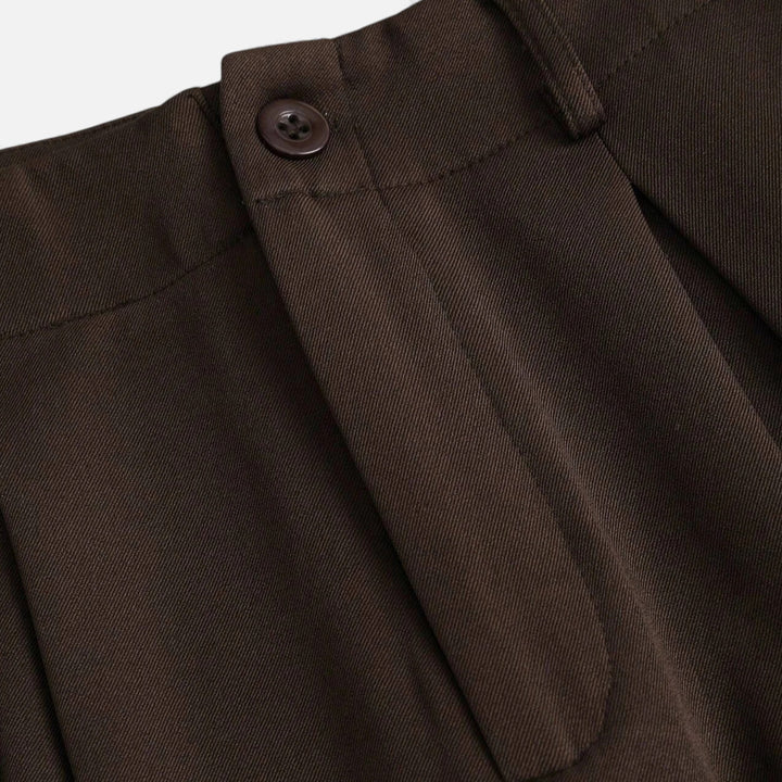 Charles Maison | Women’s Jacquard Pleated Wide-Leg Trousers