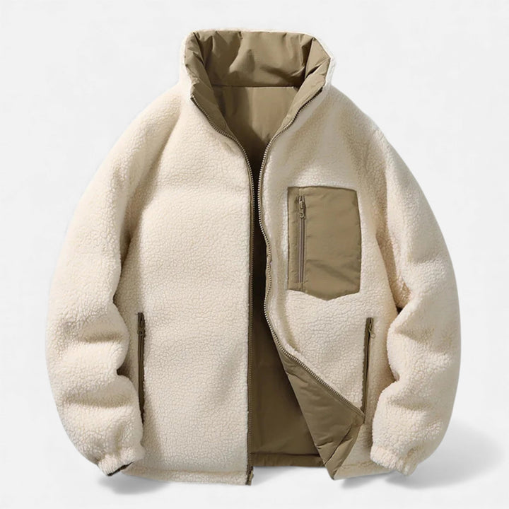 Charles Maison | Men’s Plush-Lined Minimal Winter Puffer Jacket