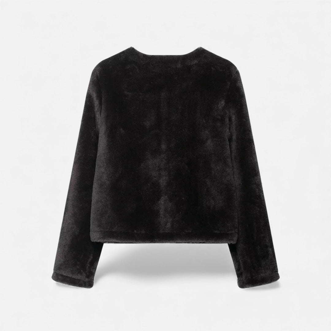 Charles Maison | Women’s Faux Fur Toggle Button Jacket