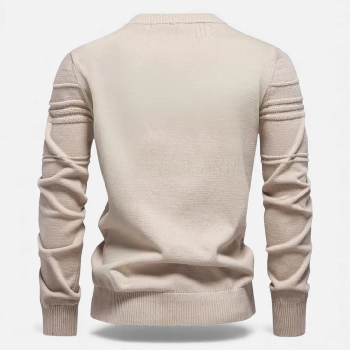 Charles Maison | Men’s Slim Fit Structured Knit Sweater