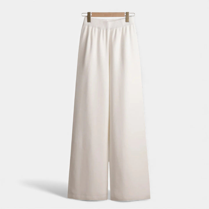 Charles Maison | Women’s Cashmere-Feel Polo Lounge Set with Elegant Knit Detail