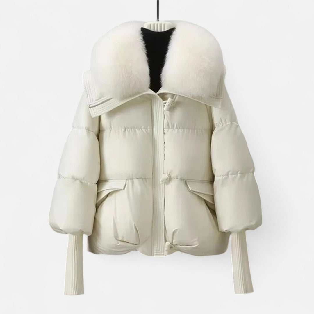 Charles Maison | Women’s Fur-Collar Down Cotton Jacket