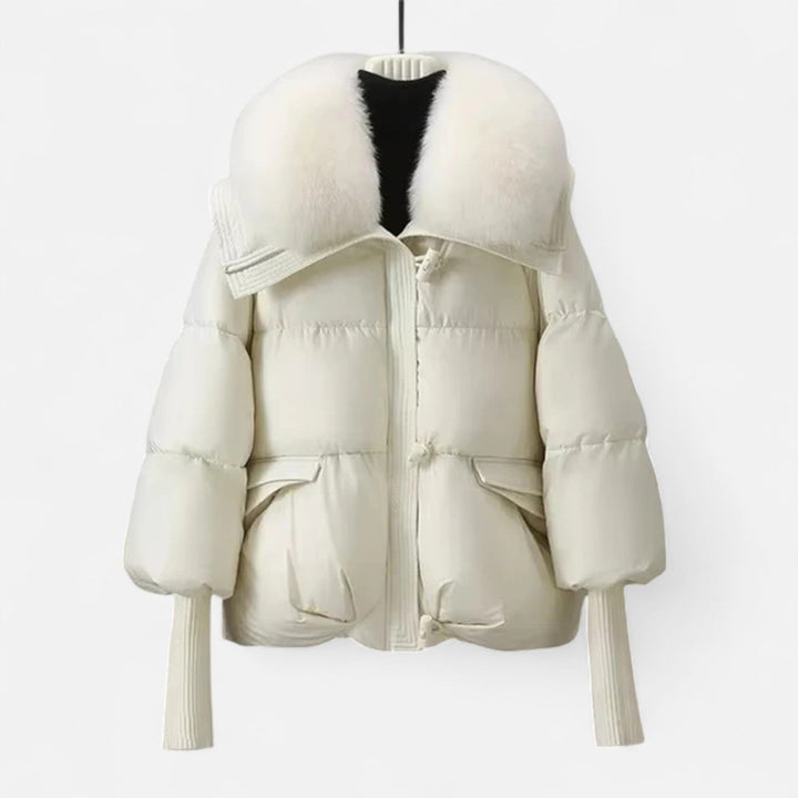 Charles Maison | Women’s Fur-Collar Down Cotton Jacket