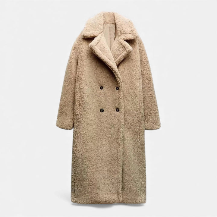 Charles Maison | Women’s Long Double-Breasted Teddy Coat