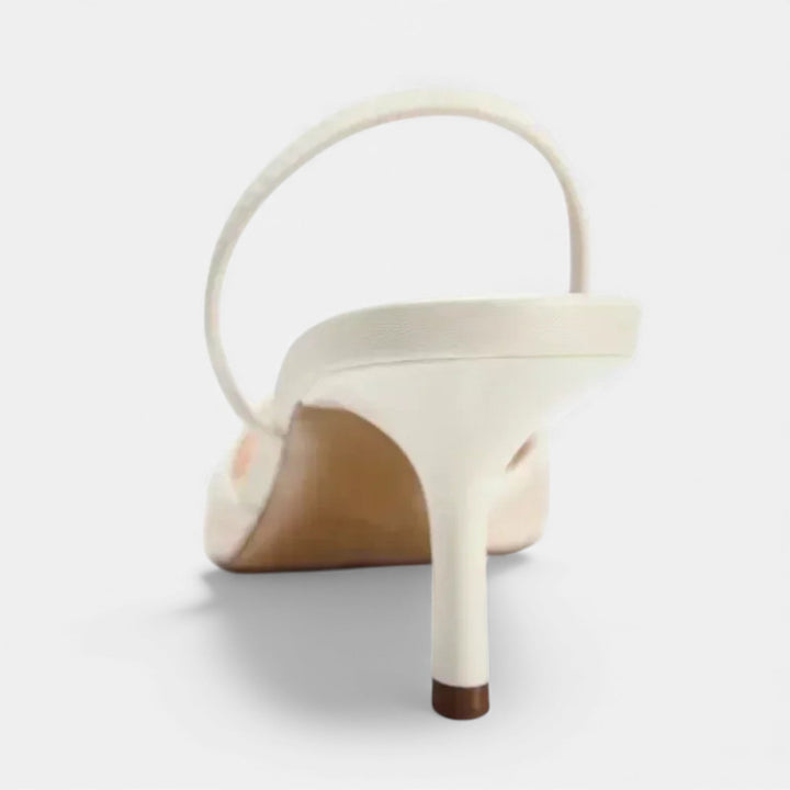 Charles Maison | Women’s Embroidered Mesh Designer Heels