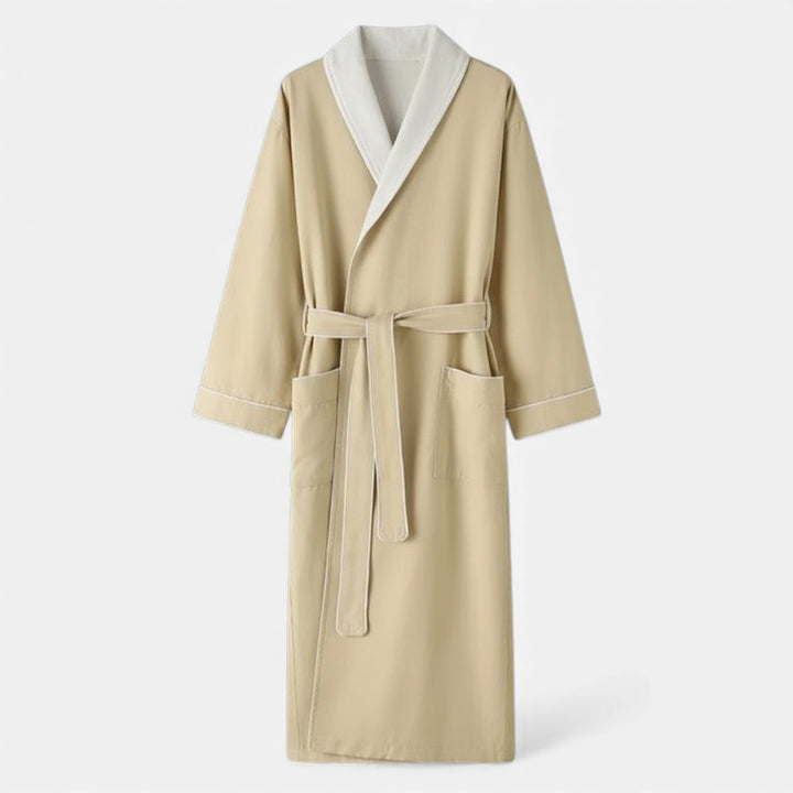 Charles Maison | Unisex Double-Layer Cotton Bathrobe