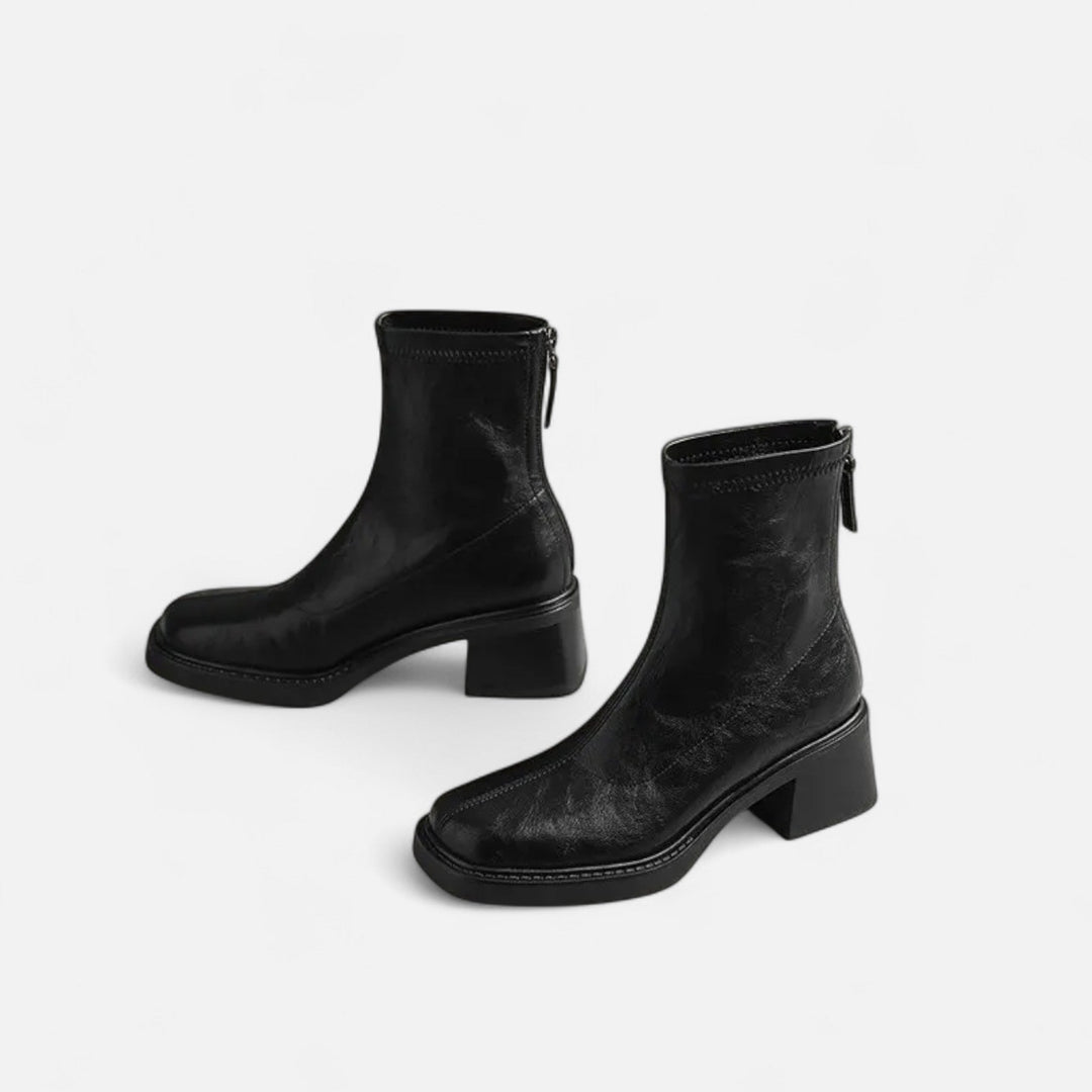 Charles Maison | Women’s Leather Boots – Refined Urban Classic